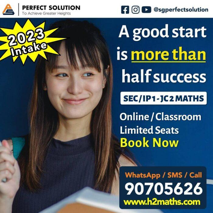 Maths Tuition 2023 is open for registration!